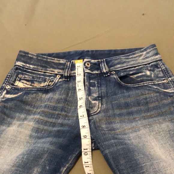 DIESEL Industry boot cut distressed Jeans button fly sz 26 - Picture 13 of 16